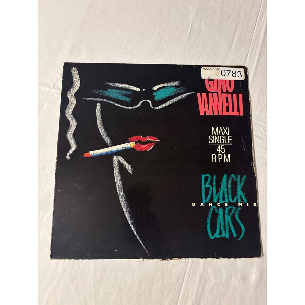 Gino Vannelli Vinyl Record 12" Maxi Single Black Cars 45 RPM Good 1984 0783
